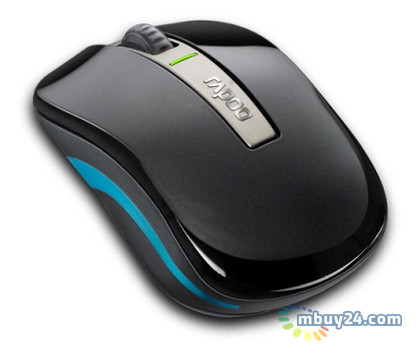 Миша бездротова Rapoo Dual-mode Optical Mouse black (6610) фото №3