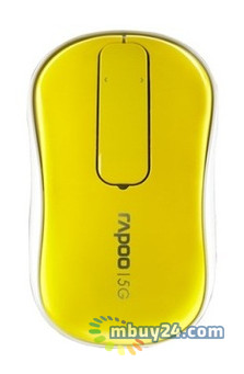 Миша бездротова Rapoo Wireless Touch Mouse yellow (T120p) фото №1