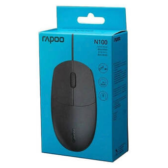Миша RAPOO N100 black USB фото №6
