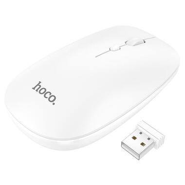 Миша Hoco GM15 Art (2.4G / BT Wireless dual channel) Білий фото №1
