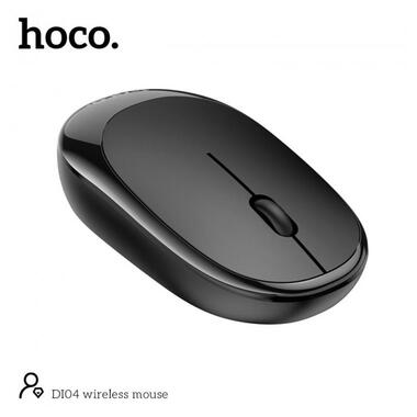 Миша Hoco BT wireless mouse DI04 чорна фото №2