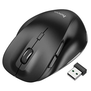 Миша HOCO Mystic six-button dual-mode business wireless mouse GM24 |BT/2.4G| чорна фото №2