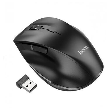 Миша HOCO Mystic six-button dual-mode business wireless mouse GM24 |BT/2.4G| чорна фото №1