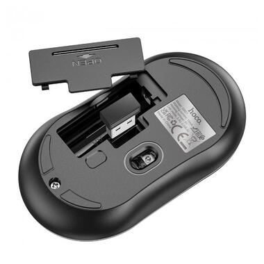 Миша HOCO Platinum 2.4 G business wireless mouse GM21 чорно-жовта фото №3