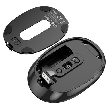 Мышь Hoco GM34 Nuevo dual-mode Black metal gray фото №17