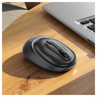 Мышь Hoco GM34 Nuevo dual-mode Black metal gray фото №24