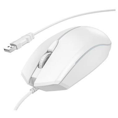 Проводная мышь Hoco GM37 Wonderful Gaming Luminous White фото №3
