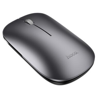Мышь HOCO GM43 Adelanto dual-mode wireless mouse(rechargeable version) deep space gray (6942007671859) фото №3