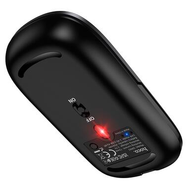 Мышь HOCO GM43 Adelanto dual-mode wireless mouse(rechargeable version) deep space gray (6942007671859) фото №6