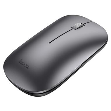 Мышь HOCO GM43 Adelanto dual-mode wireless mouse(rechargeable version) deep space gray (6942007671859) фото №4