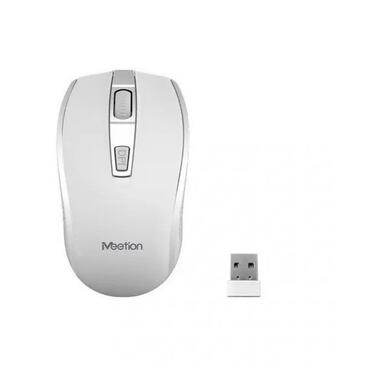 Мишка бездротова оптична MeeTion MT-R560, біла фото №1