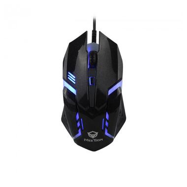 Миша MEETION Backlit Gaming Mouse RGB MT-M371 чорна фото №1