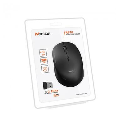 Миша MeeTion Wireless Mouse 2.4 G MT-R570 чорна фото №11