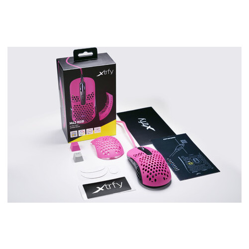 Миша ігрова Xtrfy M42 RGB, Pink (XG-M42-RGB-PINK) фото №12