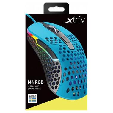 Мишка Xtrfy M4 RGB Miami Blue (XG-M4-RGB-BLUE) фото №7
