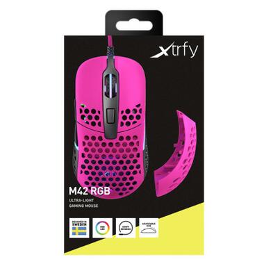 Мишка Xtrfy M42 RGB Pink (XG-M42-RGB-PINK) фото №10