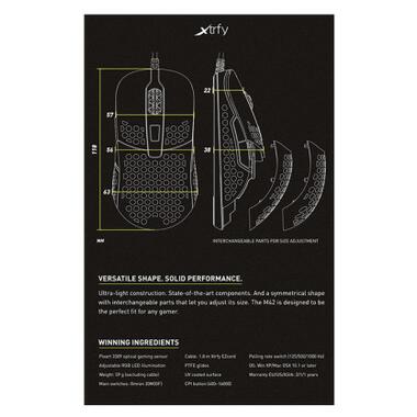 Мишка Xtrfy M42 RGB Pink (XG-M42-RGB-PINK) фото №11