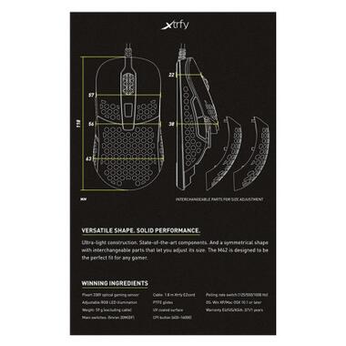 Мишка Xtrfy M42 RGB White (XG-M42-RGB-WHITE) фото №11