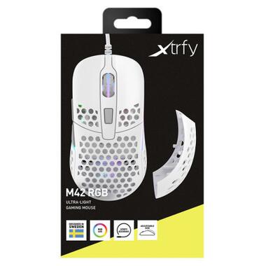 Мишка Xtrfy M42 RGB White (XG-M42-RGB-WHITE) фото №10