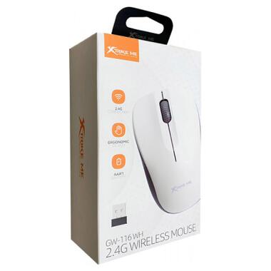 Мишка Xtrike ME GW-116 Wireless White (GW-116WH) фото №3