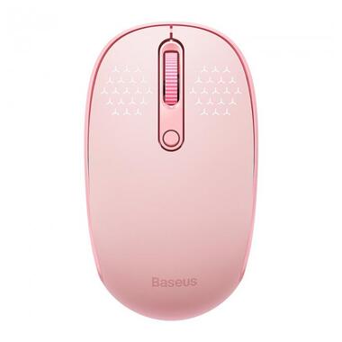 Миша Baseus F01B Tri-Mode Wireless Mouse |2.4G/BT5.0+BT3.0 | рожева фото №2