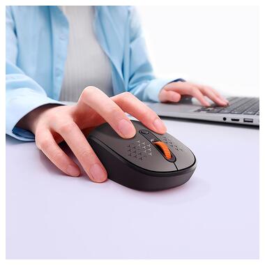 Мышь Baseus F01B Tri-Mode Wireless Mouse серая фото №5