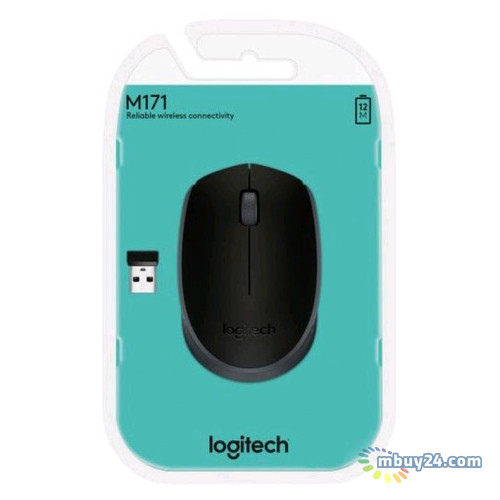 Миша Logitech M171 WL Grey/Black (910-004424) фото №5
