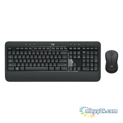 Комплект (клавіатура, миша) бездротовий Logitech MK540 Advanced Black USB (920-008686) фото №1