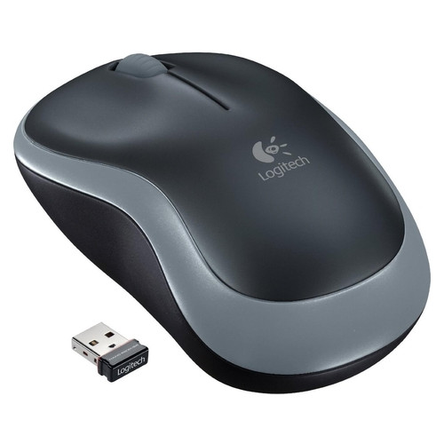 Миша Logitech M185 Wireless Mouse Grey фото №2