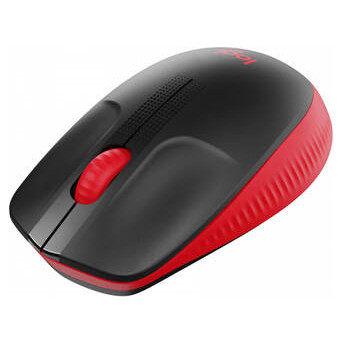 Миша LOGITECH M190 Full-size wireless mouse червоний фото №2