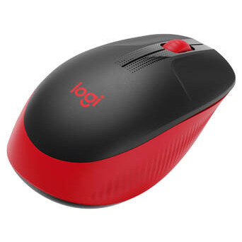 Миша LOGITECH M190 Full-size wireless mouse червоний фото №3