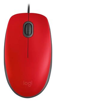 Мишка Logitech M110 Silent USB Red (910-006759) фото №1