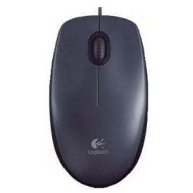 Миша LOGITECH Mouse M100 Чорний - USB - AKOYA HANGTAB BOX M100 фото №1