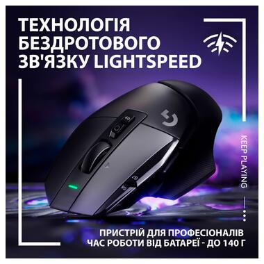 Миша Logitech G502 X Plus Lightspeed Lightsync RGB Wireless Black (910-006160) фото №2