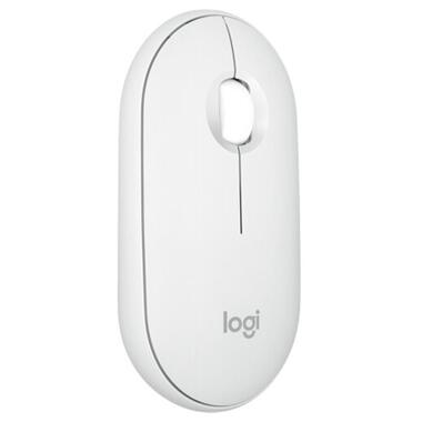 Миша бездротова Logitech Pebble Mouse 2 M350s White (910-007013) фото №2