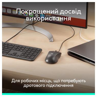 Мишка Logitech Signature M520 for Business USB-C Graphite (910-007511) фото №2