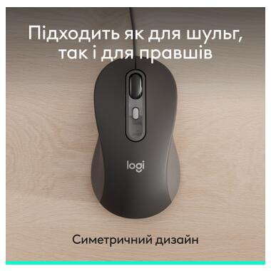 Мишка Logitech Signature M520 for Business USB-C Graphite (910-007511) фото №5