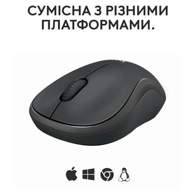 Миша LOGITECH M240 Silent Bluetooth GRAPHITE B2B фото №6