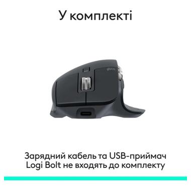 Мышка Logitech MX Master 3S Performance Bluetooth Graphite (910-007501) фото №11