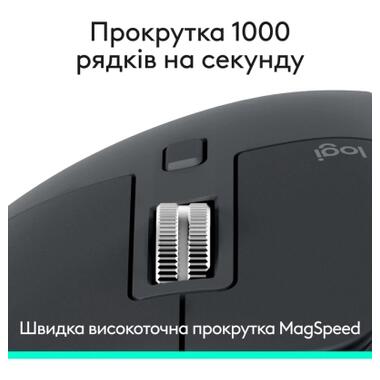 Мышка Logitech MX Master 3S Performance Bluetooth Graphite (910-007501) фото №3