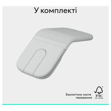 Мышка Logitech Mobi Fold Bluetooth Off-White (910-007631) фото №12