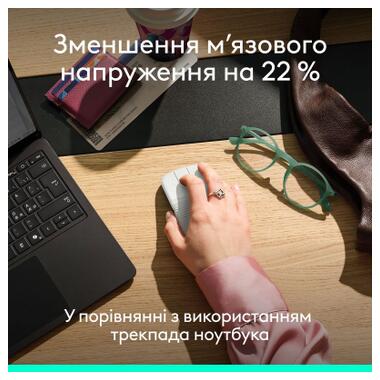 Мышка Logitech Mobi Fold Bluetooth Off-White (910-007631) фото №4