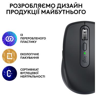 Мышка Logitech MX Anywhere 3S for Business Wireless/Bluetooth + Mouse Pad Studio Series Graphite (MX910-006958) фото №11