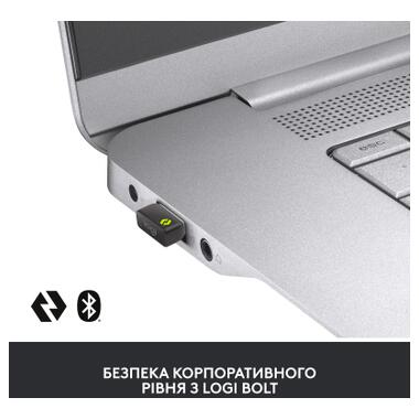 Мышка Logitech MX Master 3S Performance for Business Wireless/Bluetooth + Mouse Pad Studio Series Graphite (MX910-006582) фото №2
