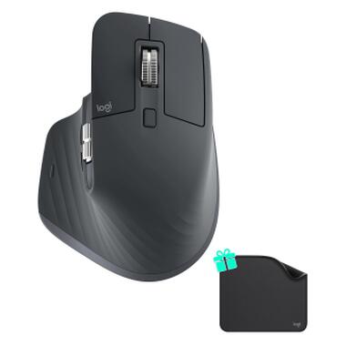 Мышка Logitech MX Master 3S Performance for Business Wireless/Bluetooth + Mouse Pad Studio Series Graphite (MX910-006582) фото №1