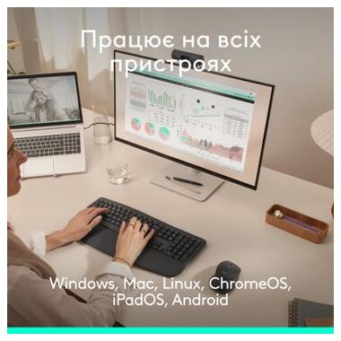 Мышка Logitech Signature Comfort Plus M850L Wireless/USB-C Graphite (910-007715) фото №7