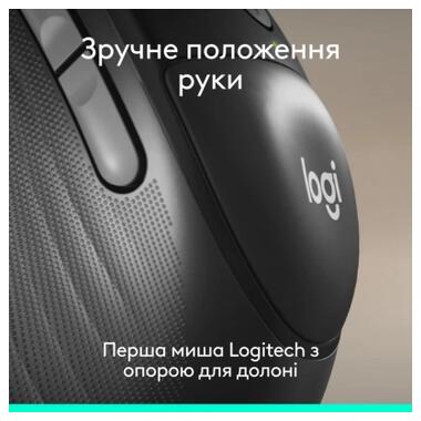Мышка Logitech Signature Comfort Plus M850L Wireless/USB-C Graphite (910-007715) фото №2