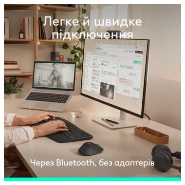 Мышка Logitech Signature Comfort Plus M850L Wireless/USB-C Graphite (910-007715) фото №9