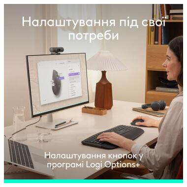 Мышка Logitech Signature Comfort Plus M850L Wireless/Bluetooth/USB-C for Business Graphite (910-007704) фото №5