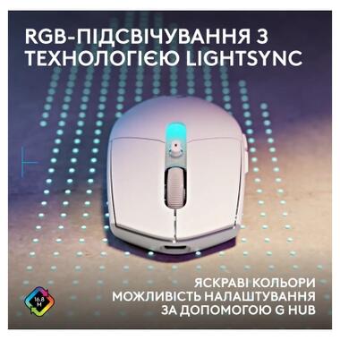 Мышка Logitech G305 X Superlight Wireless White (910-007747) фото №8
